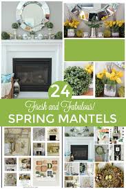 fabulous spring mantel decor ideas