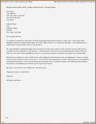 How To Word Salary Requirements In Cover Letter Beautiful Cover