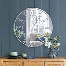 Elegant Wall Clock Avery Oak