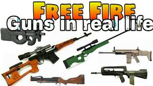 Eventually, players are forced into a shrinking play zone to engage each other in a tactical and diverse. Free Fire Guns In Real Life Youtube