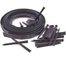 garden outdoor flexible plastic lawn edging