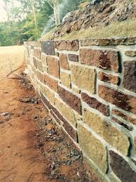 Diy Acid Stain Retaining Walls With