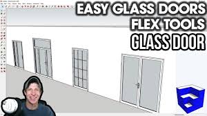 Free delivery and returns on ebay plus items for plus members. Easy Glass Doors In Sketchup New Flexdoor Glass From Flextools Youtube