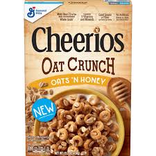cheerios cereal oats n honey oat