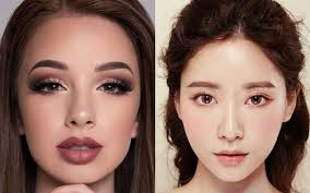 beauty makeover korean vs american