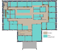 corridor arrangement in 3rd floor