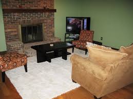 arrange furniture around fireplace