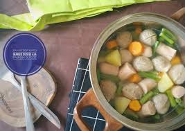 Sup atau sop adalah masakan berkuah kaldu yang dimasak bersama aneka bahan isian sesuai selera seperti bakso ayam, sosis, bakso ikan, dan sebagainya. Resep Sayur Sop Baso Bakso Sosis Yang Lezat