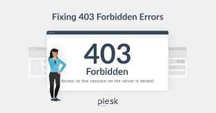 explaining the 403 forbidden error and