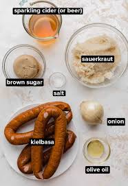 crock pot kielbasa and sauer
