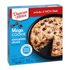 Cookies made from cake mix? Easy Chocolate Chip Mega Cookie Duncan Hines