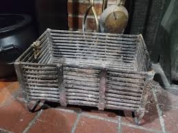 Wood Stove Fireplace Pellet Basket