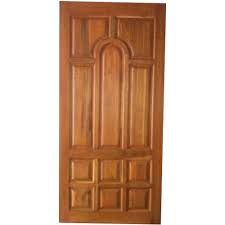 hinged teak wood door for home color