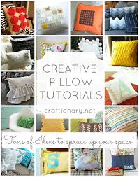 25 easy decorative pillow tutorials