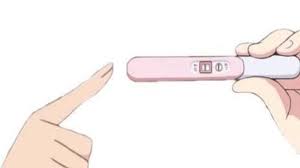Anime pregnancy test meme