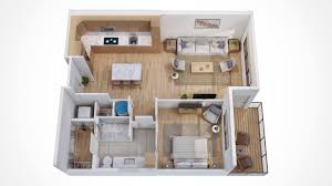 3d floor plan design modern residential