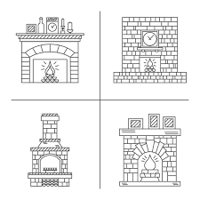 100 000 Fireplaces Vector Images