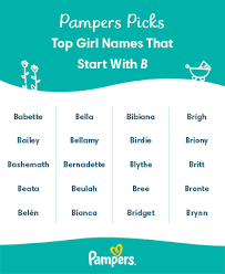 top baby names that start with b