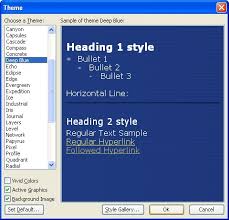 Themes In Microsoft Word 2003 Microsoft Office Support