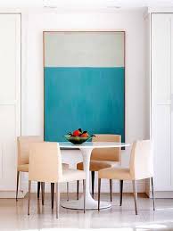 Dining Rooms With Large Scale Art