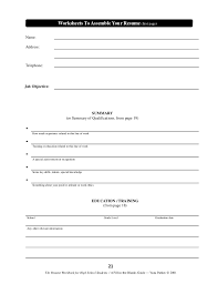 Preparing your resume worksheet BroResume Resume Writing High School by KarenZiegler via slideshare