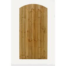 Arched Close Board Wooden Gate Pressure