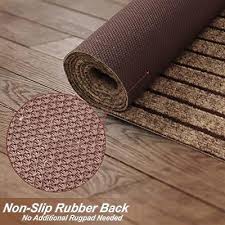 2 x 6 runner rugs with rubber backing