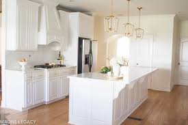 White Kitchen Remodel with Gold Accents | Home Design | Jennifer Maune