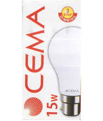 Cema Lighting 15w Led Bulbs Cool Day Light Pack Of 2 Buy