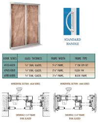 6800 6900 Series Aluminum Doors