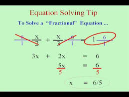 prealgebra and solving fractional