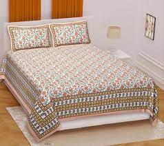 King Size Cotton Double Bedsheet For Home