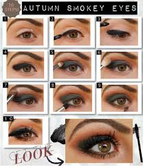 autumn smokey eye makeup tutorial