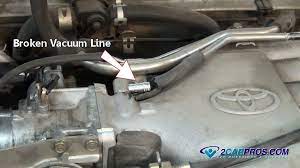 repair an automotive engine vacuum leak