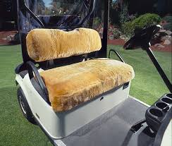 Custom Sheepskin Golf Cart Seat Covers