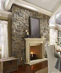 Manufactured Stone Veneer Fireplace