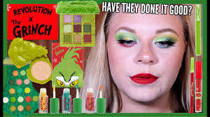 new revolution x the grinch makeup