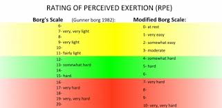 Pt Distinction Using The Rpe Scale With Online Clients