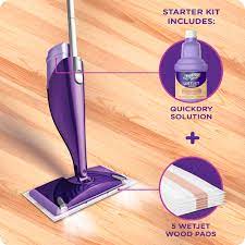 cleaning hardwood floors swiffer
