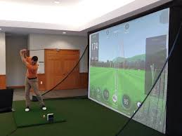 golf simulator enclosureting bays