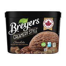 chocolate ice cream breyers creamery