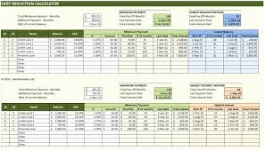 Multiple Credit Card Payoff Calculator Spreadsheet Lovely Debt