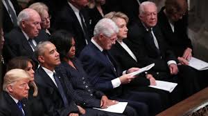Bush died november 30, just 6 months after his wife, former first lady barbara bush. George Hw Bush Funeral World Figures Pay Respect Bbc News