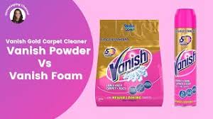 vanish powder vs vanish foam how to use