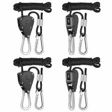 Adjustable Grow Light Hangers Rope Clip Hanger Ratchet For Growing Tent 2 Pairs For Sale Online Ebay