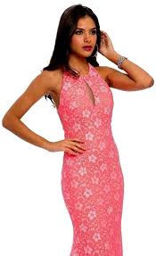 Jovani Hot Pink Embellished Lace 23175 Long Formal Dress Size 10 M 82 Off Retail