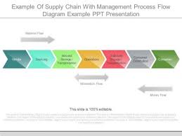 Example Of Supply Chain With Management Process Flow Diagram
