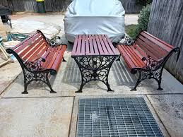 Garden Bench Set Fully Reconditioned