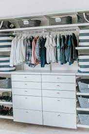 elfa closet makeover with the container