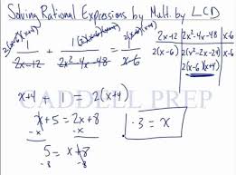 Learn How To Solve Rational Equations